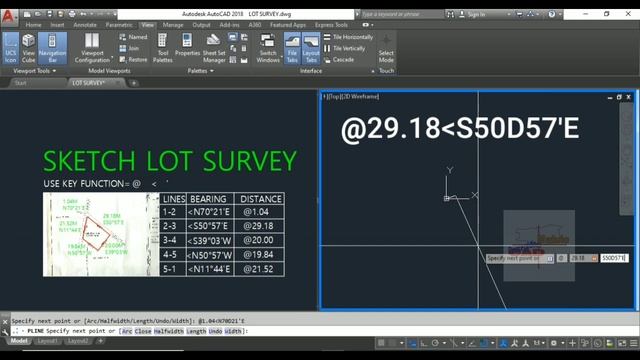 HOW TO PLOT LOT SURVEY IN AUTOCAD SA LUPA | BASIC AUTOCAD PRACTICE TAGALOG ENGLISH смотреть онлайн