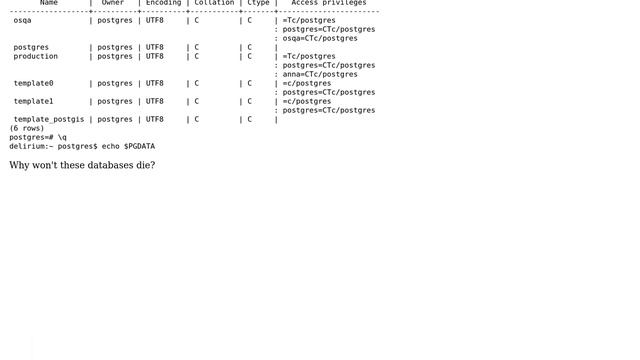 How do I uninstall postgres on Mac OS? Can't kill data? (2 Solutions!!) смотреть онлайн