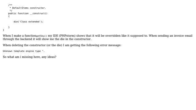 How to Extend MagentoSalesBlockOrderEmailItemsDefaultItems.php class for adding an extra function? смотреть онлайн