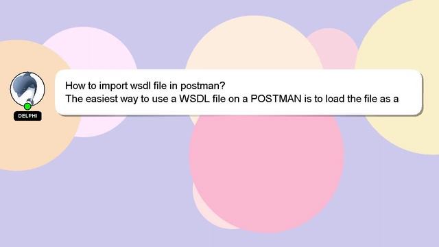 How to import wsdl file in postman? смотреть онлайн