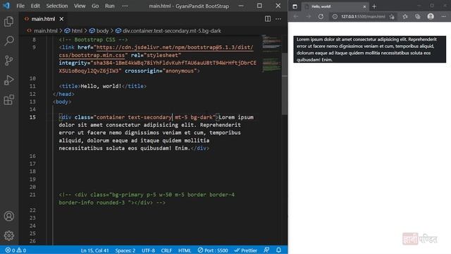 Bootstrap Colors | Lecture 28 | Bootstrap for beginners смотреть онлайн