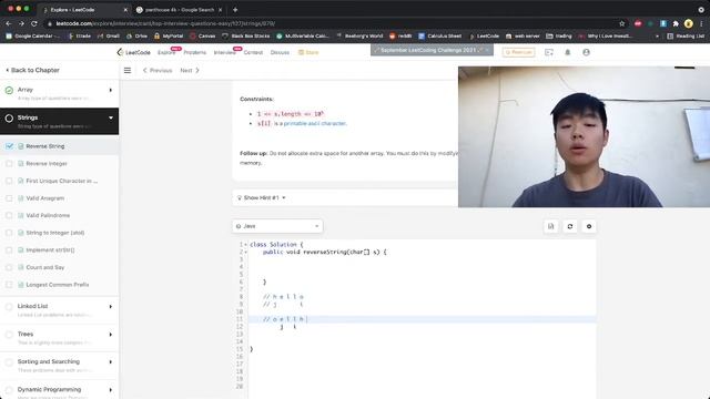 LeetCode #344 Reverse String Solution (Java) смотреть онлайн