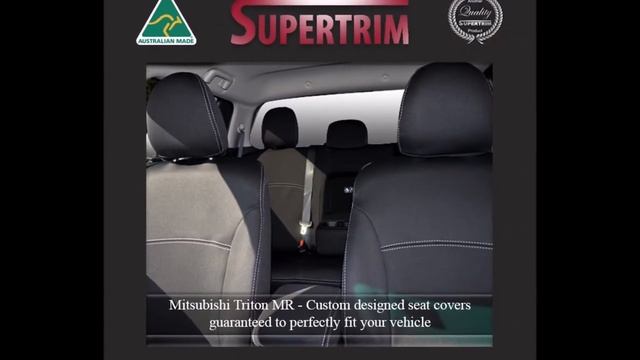Mitsubishi Triton MR (2019 - Now) seat covers of Supertrim - Australia's #1 car seat covers смотреть онлайн