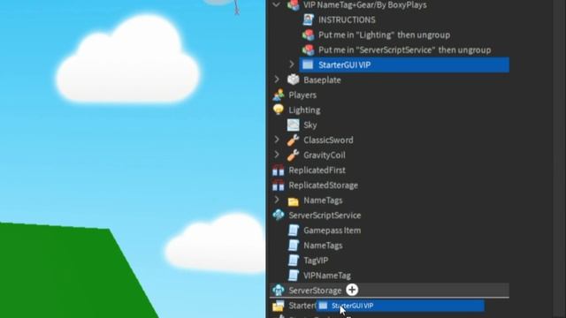 Roblox Studio Tutorial - VIP NameTag+Gear смотреть онлайн