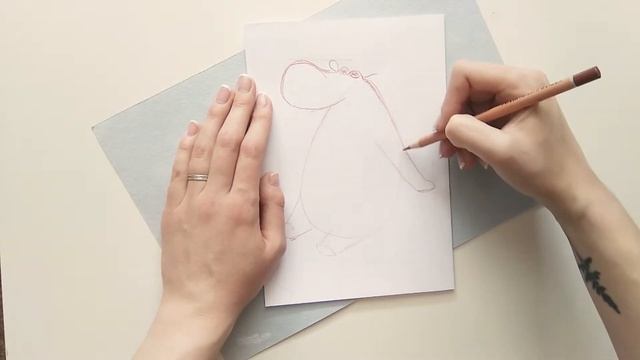 ⭐️ Рисуем иллюстрацию ⭐️УРОК 1 - Создание эскиза смотреть онлайн