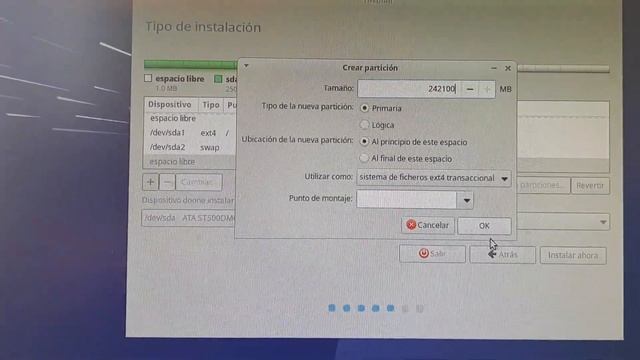 MEV # Practica 4.3: Instalacion de Linux con particiones смотреть онлайн