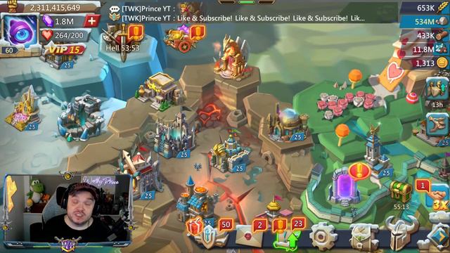 Pushing My F2P Account To C25! Lords Mobile смотреть онлайн