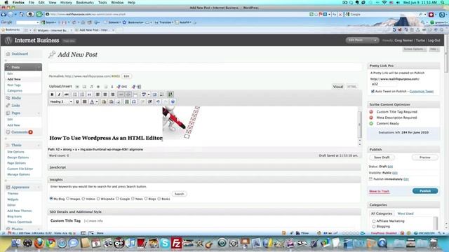 How To Use Wordpress As An HTML Editor смотреть онлайн