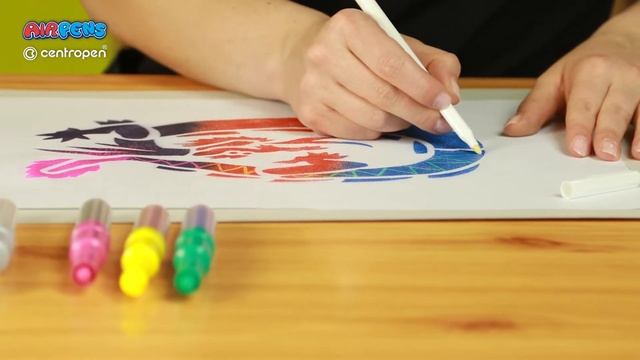 CENTROPEN Магические воздушные фломастеры AIRPENS смотреть онлайн