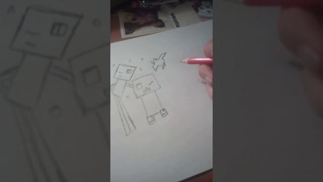 РИСУЕМ ПОД МУЗЫКУ/minecraft смотреть онлайн