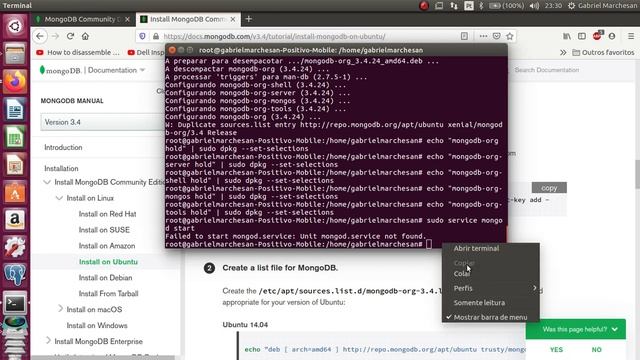 2 – Instalação do MongoDB v3.4.24 no Linux Ubuntu смотреть онлайн