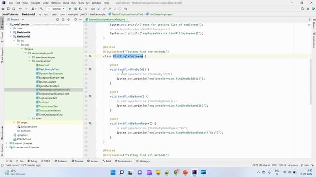 3.Nested Annotation | Basics of Junit 5 (Part 3) | Junit Tutorial for beginners смотреть онлайн