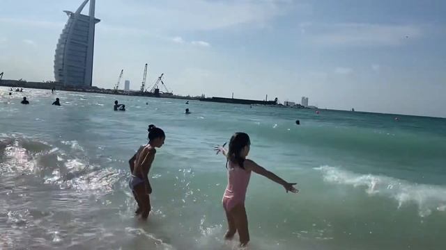 Пляж Dubai отель Парус