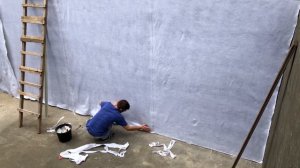 Строительство уличного бассейна.  Часть 4.  Монтаж лайнера - пленки для бассейна