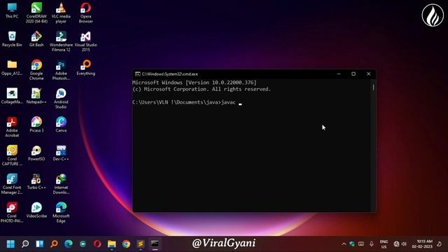 How to Compile & Run Java Program || Java Hello World program || First Java Program || #ViralGyani смотреть онлайн