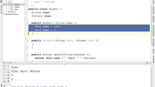 Android Mobile Development - Lecture 4 - Java Class Properties and Inheritance смотреть онлайн