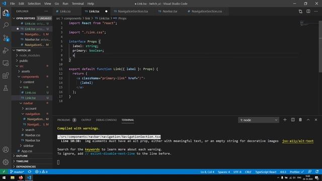 Create the Twitch UI with ReactJS - Part 3: Link Component смотреть онлайн
