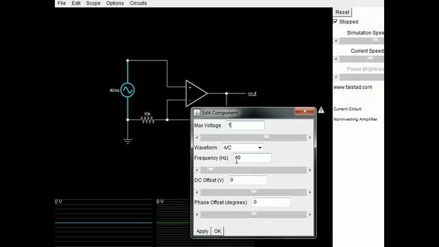 Falstad Circuit Simulator Applet смотреть онлайн