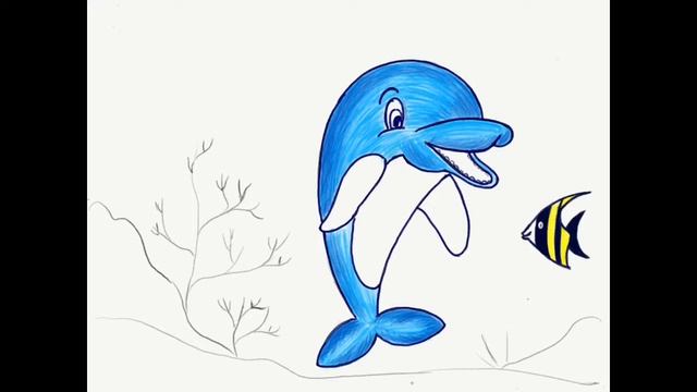 Дельфинчик Как нарисовать дельфина Поэтапное рисование #DrawingforKids #howtodraw #Stepbystepdrawin смотреть онлайн