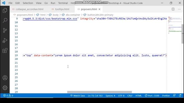 Bootstrap Popover Plugin Tutorial in Hindi / Urdu | Popover in Bootstrap | Popovers Bootstrap смотреть онлайн