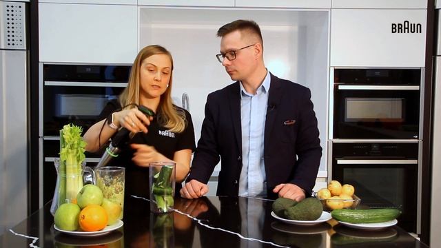 Рецепт детокс смузи в блендере Braun MQ9/Smoothie in MQ9 смотреть онлайн