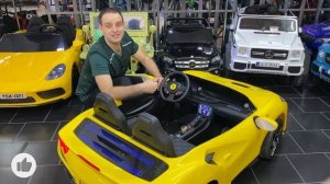 Большое авто для мамы с ребёнком! Детский электромобиль Ferrari F111FF - обзор