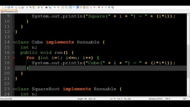 Java Multi-threading Demo - Java Console Program смотреть онлайн