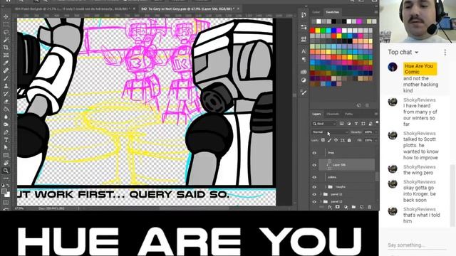 Hue Are You Comic Live Stream смотреть онлайн