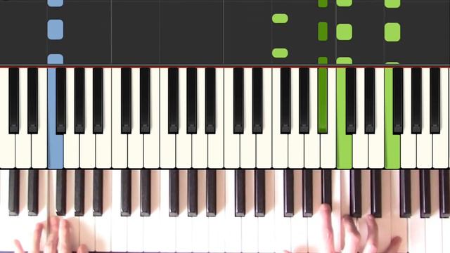 At My Most Beautiful by REM (Piano/Synthesia Play Along) смотреть онлайн