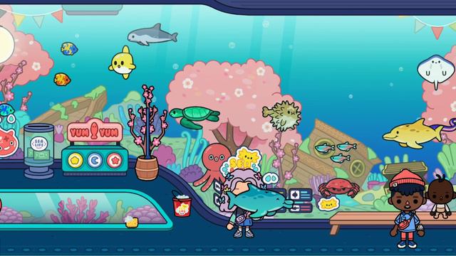 много голубых вещей в тока бока смотреть онлайн