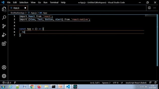 React native View, Text, Button and Alert part 5 смотреть онлайн