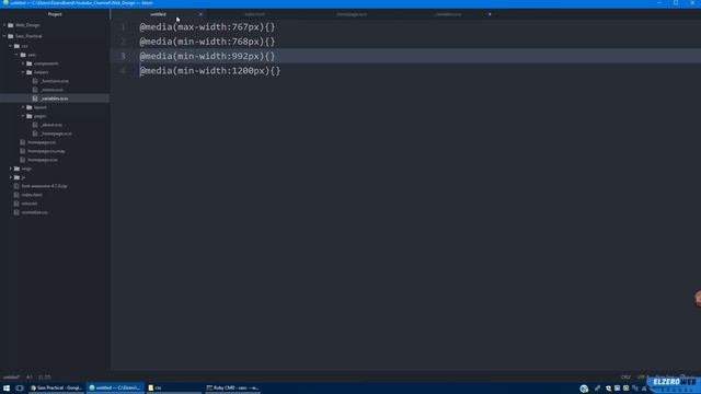 Sass Practical Course in Arabic #04 - Media Queries With All Methods смотреть онлайн