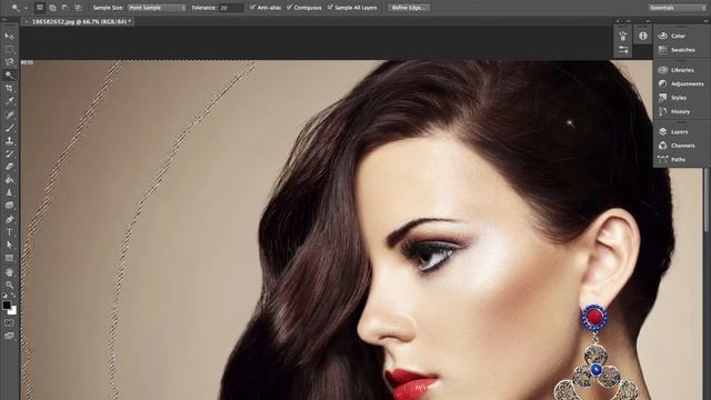 Photoshop Selection Tools Magic Wand Tool смотреть онлайн
