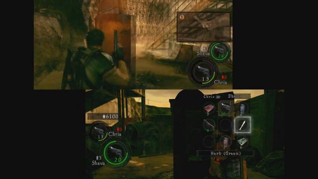 Resident Evil 5 - Chapter 2-2 (Xbox360) Walkthrough / Gameplay / Split Screen смотреть онлайн