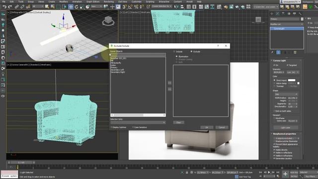 Corona Studio Lighting | SETUP