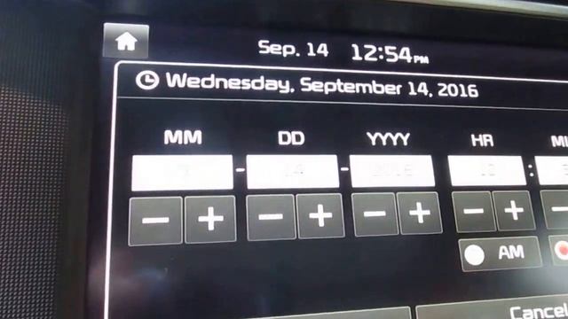 How to set the date and time in a Kia Optima смотреть онлайн