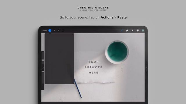 How to Use Mockup Scene Creator on Procreate 5 смотреть онлайн