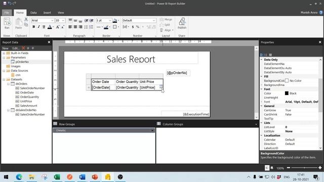Paginated Report in Power BI With Parameters смотреть онлайн