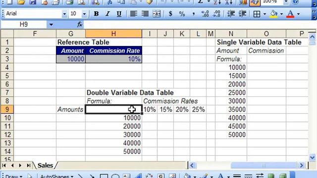 Excel 2003 Tutorial Structuring a Double variable Data Table Microsoft Training Lesson 29.4 смотреть онлайн