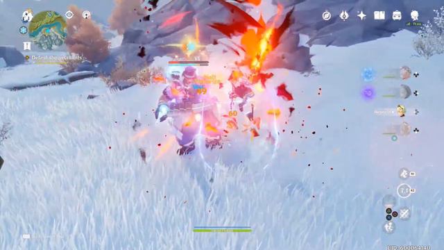 Genshin Impact No Commentary Walkthrough The Chalk Prince And The Dragon Act 2 PT 57 Fatui Ice Guys смотреть онлайн