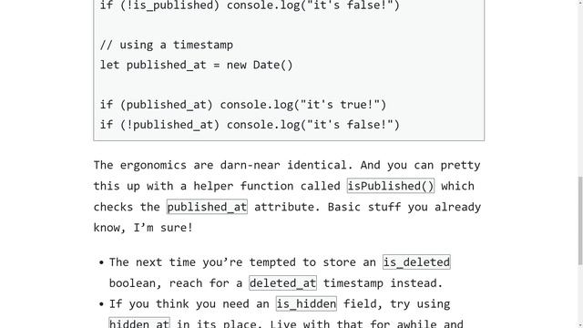 Why you should replace booleans with timestamps while developing | ReCAST смотреть онлайн