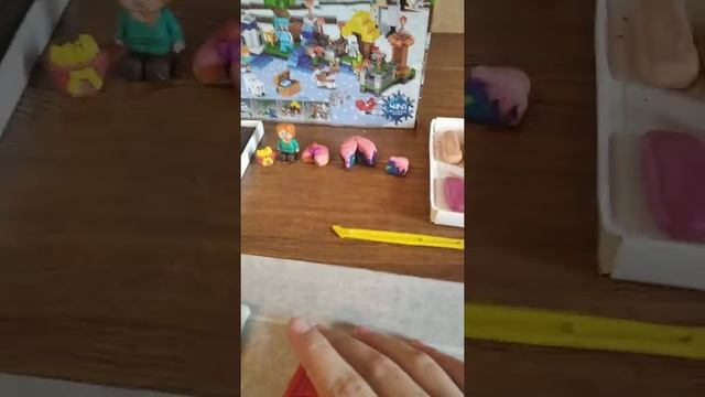 1 часть как слепить грибную корову из Майнкрафта. смотреть онлайн