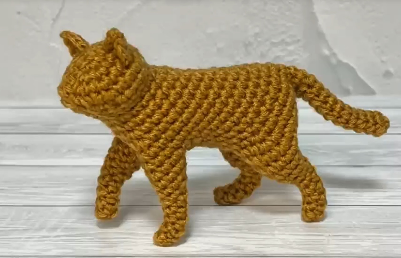 Кошечка крючком