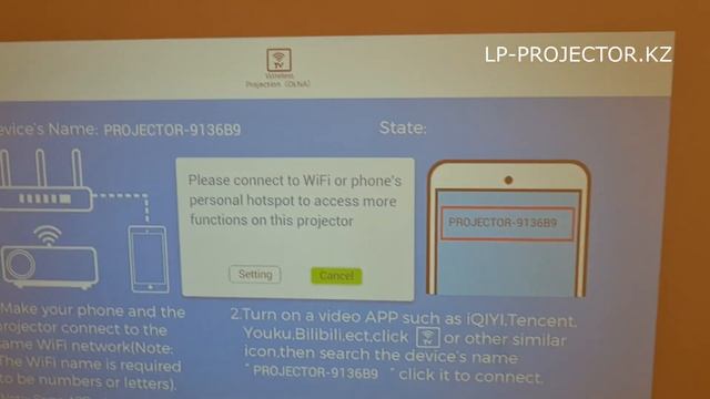 Видеопроектор TouYinger H5A c FULL HD и WiFi для офиса и домашнего кинотеатра смотреть онлайн