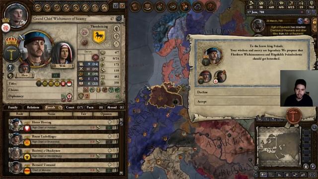 Crusader Kings 2 - ME PASSA A GRANA MULEQUE!!! #5 (Gameplay / PC / PTBR) HD смотреть онлайн