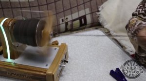 Болталка. Равномерное ссучивание нити на электрической прялке