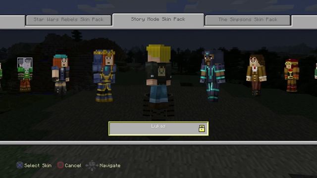 Minecraft PS4/PS3 - Minecraft Story Mode Skin Pack!