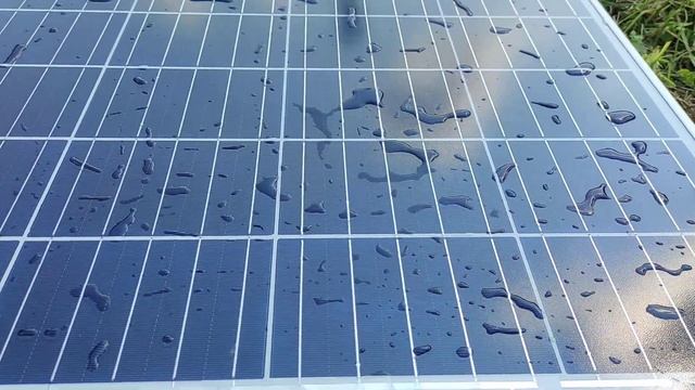 Бракованный солнечный элемент который разогревается при солнце до высоких температур