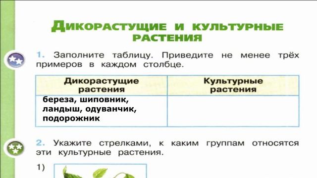 Окружающий мир. Рабочая тетрадь 2 класс 1 часть. ГДЗ стр. 48 №1 смотреть онлайн