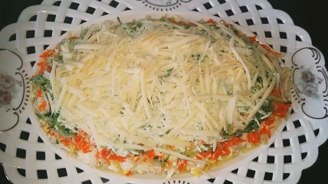 Салат с курицей и свежим огурцом смотреть онлайн